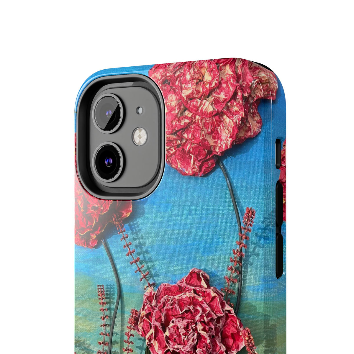 Pink Carnation Garden Tough Phone Case — Hand-Painted Floral, Faith-Inspired Protective Cover