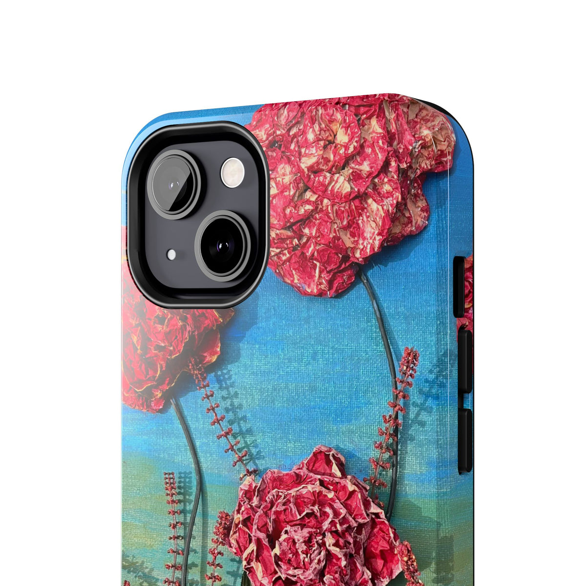 Pink Carnation Garden Tough Phone Case — Hand-Painted Floral, Faith-Inspired Protective Cover