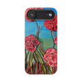 Biodegradable Floral Phone Case — Pink Carnation Eco-Friendly iPhone Cover