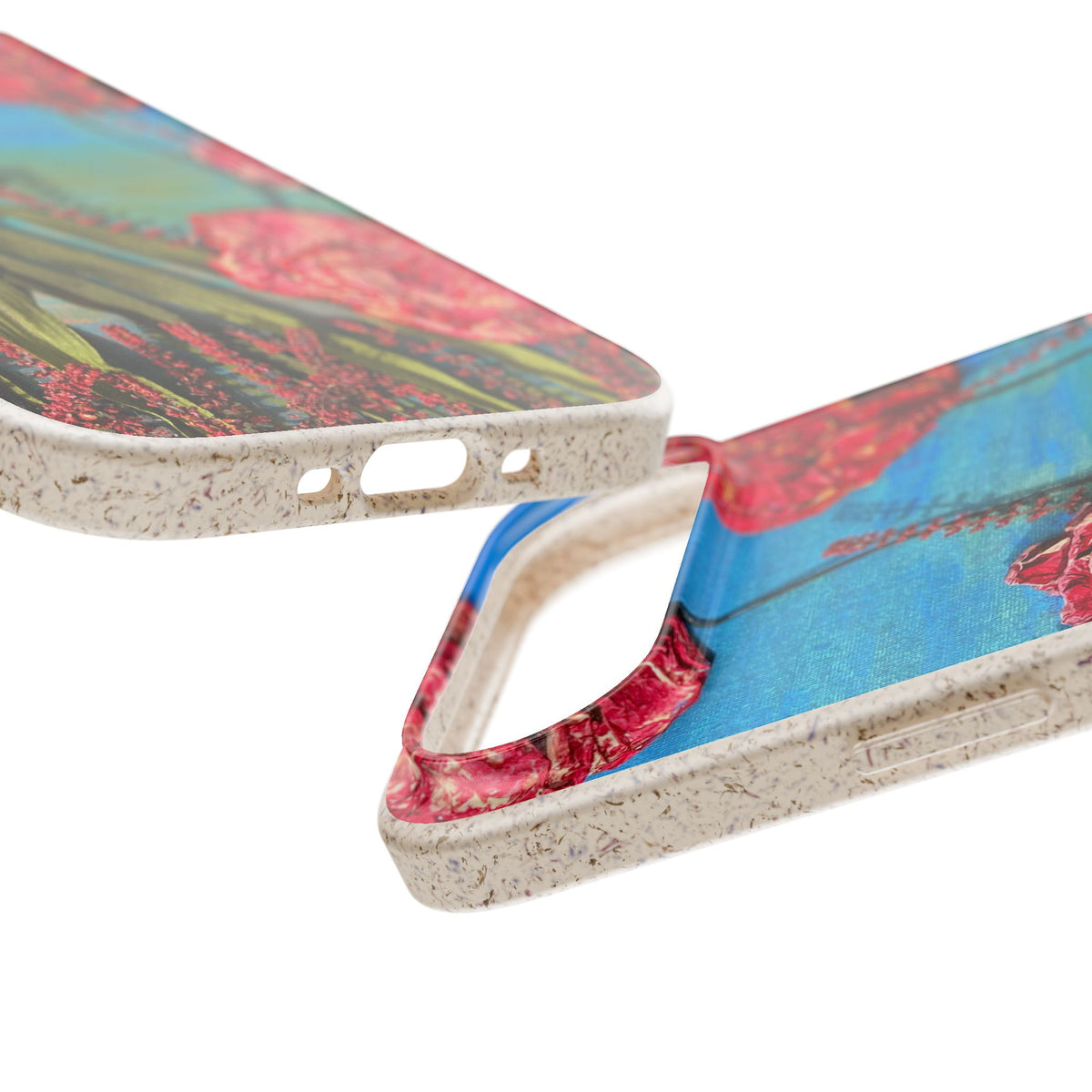 Biodegradable Floral Phone Case — Pink Carnation Eco-Friendly iPhone Cover