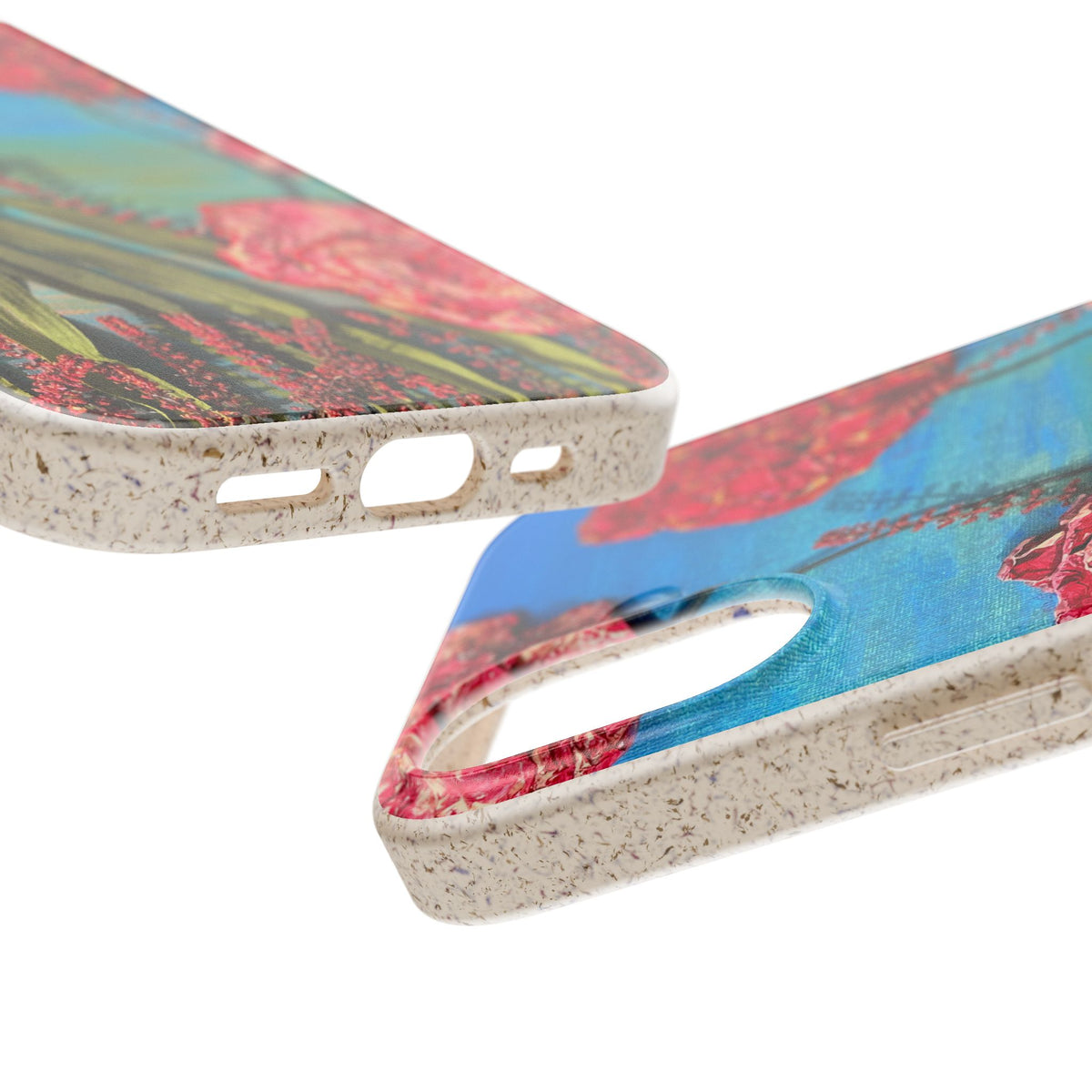 Biodegradable Floral Phone Case — Pink Carnation Eco-Friendly iPhone Cover