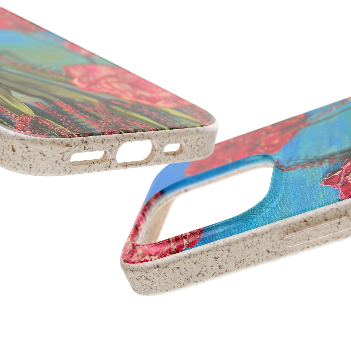 Biodegradable Floral Phone Case — Pink Carnation Eco-Friendly iPhone Cover