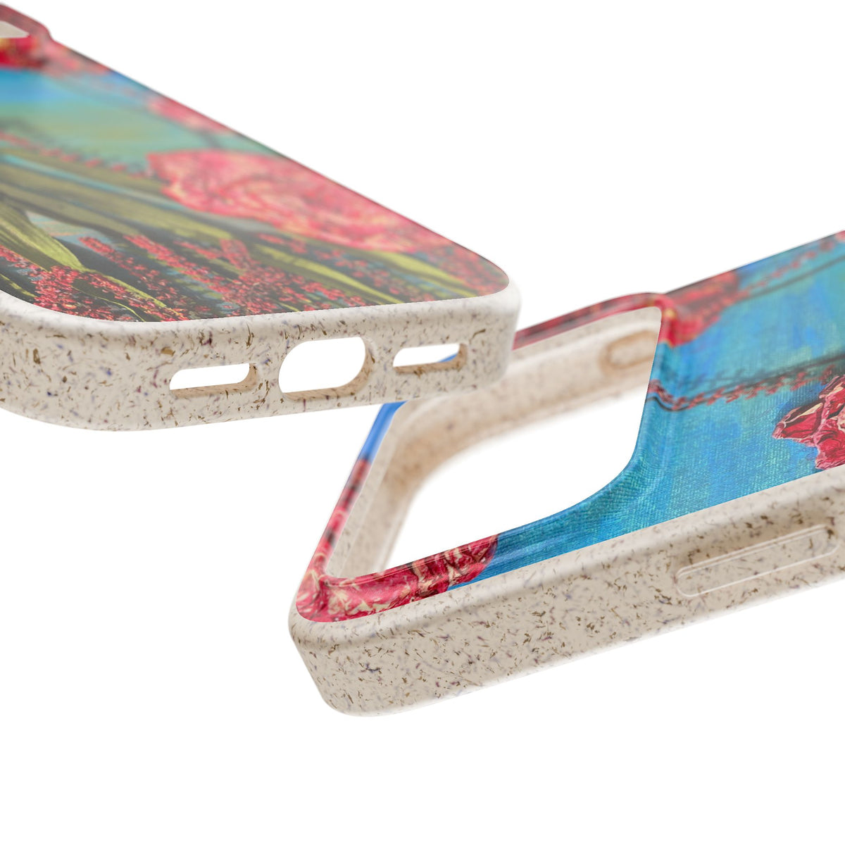 Biodegradable Floral Phone Case — Pink Carnation Eco-Friendly iPhone Cover