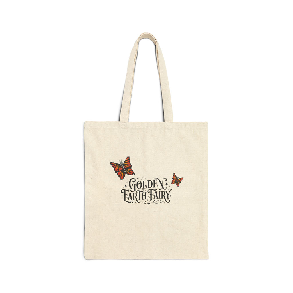 Golden Earth Fairy Eco Cotton Canvas Bag