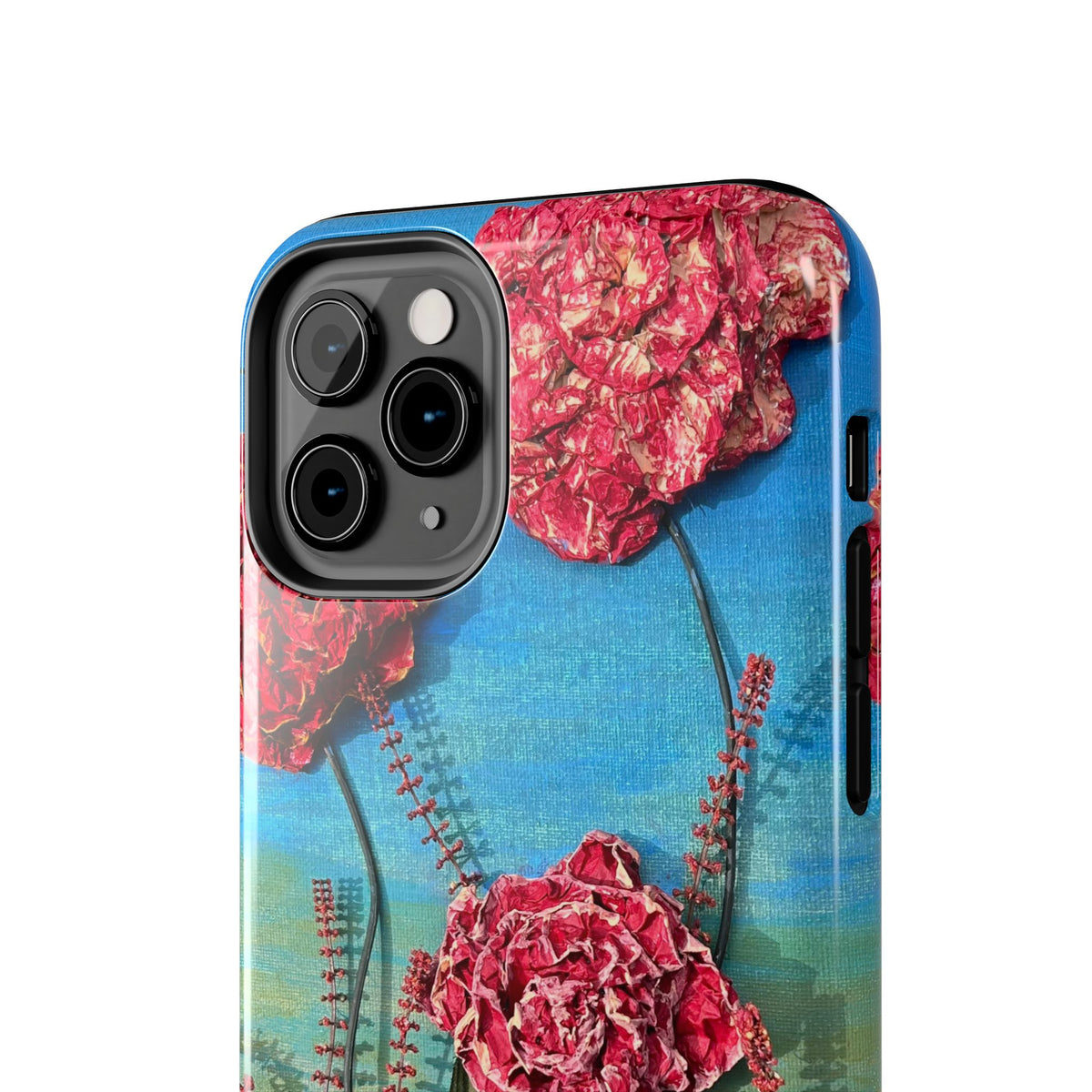 Pink Carnation Garden Tough Phone Case — Hand-Painted Floral, Faith-Inspired Protective Cover