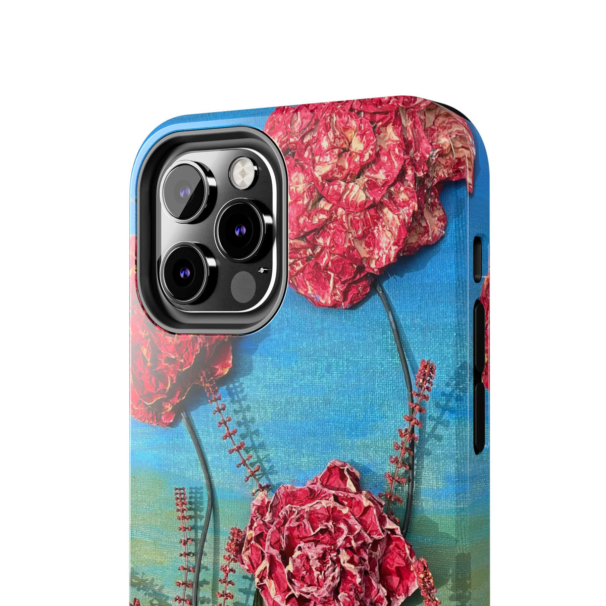 Pink Carnation Garden Tough Phone Case — Hand-Painted Floral, Faith-Inspired Protective Cover