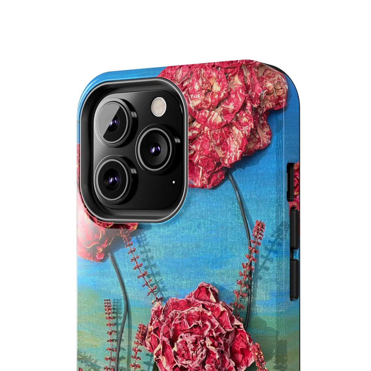 Pink Carnation Garden Tough Phone Case — Hand-Painted Floral, Faith-Inspired Protective Cover