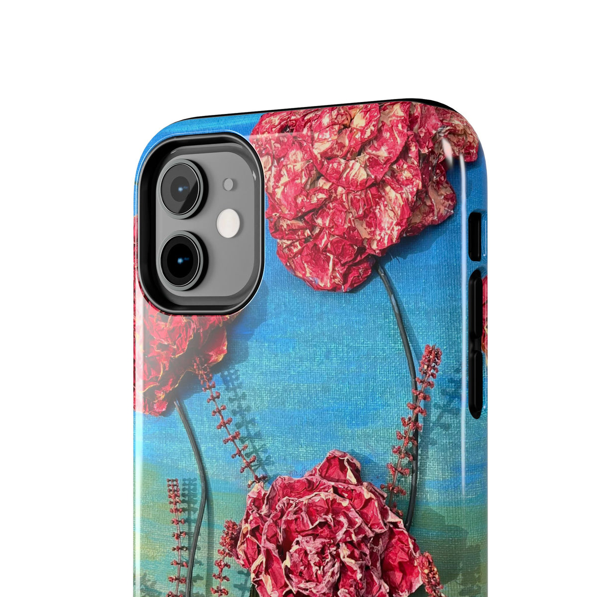 Pink Carnation Garden Tough Phone Case — Hand-Painted Floral, Faith-Inspired Protective Cover