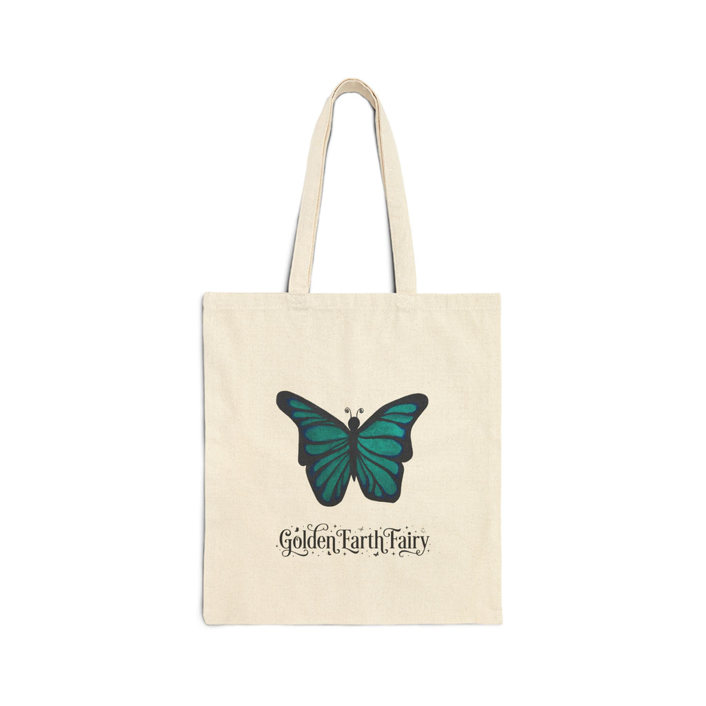 Butterfly "Golden Earth Fairy" Eco-Friendly Tote Bag