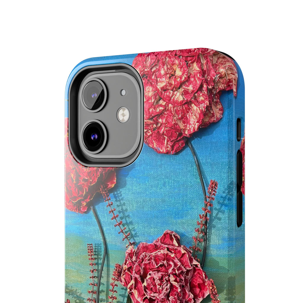 Pink Carnation Garden Tough Phone Case — Hand-Painted Floral, Faith-Inspired Protective Cover